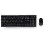 Teclado e Rato Logitech LGT-MK270-US Preto QWERTY Qwerty US