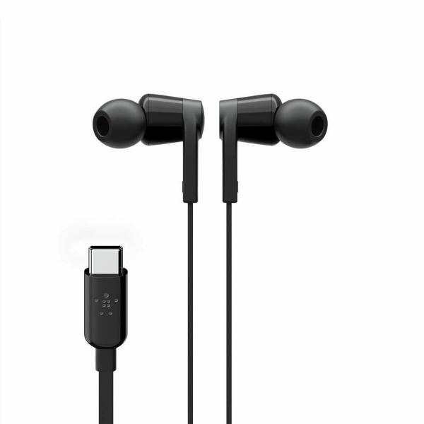Auriculares com microfone Belkin G3H0002BTBLK Preto