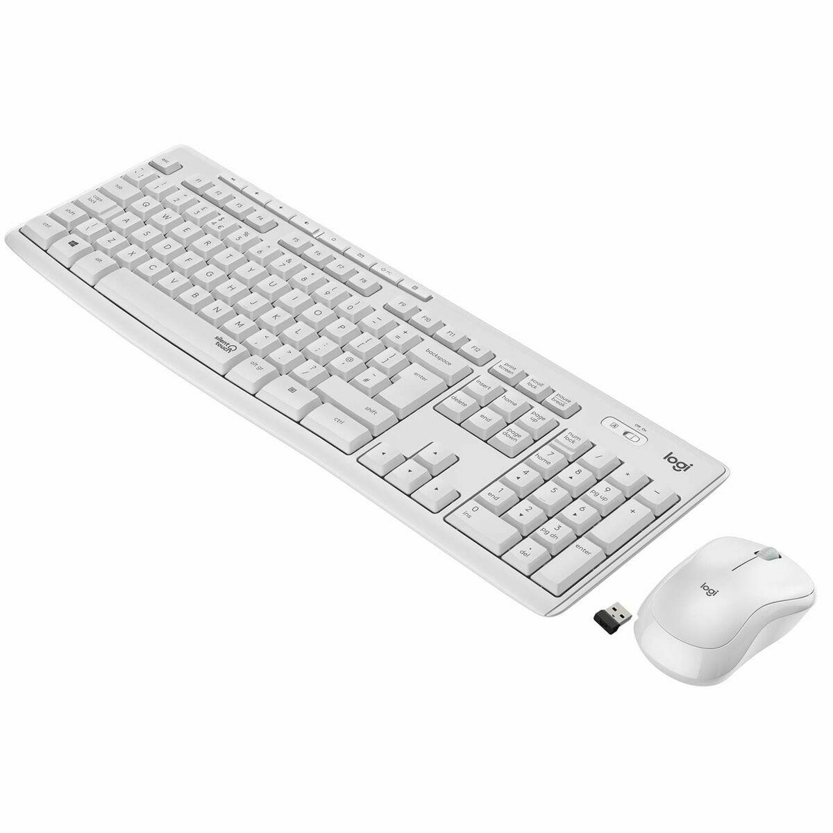 Teclado Logitech 920-009823 Branco Qwerty espanhol QWERTY Qwerty UK