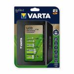 Carregador de pilhas Varta LCD Universal Charger+ Tipo C Tipo D 1600 mAh 100-240 V