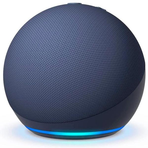 Coluna Inteligente Alexa Echo Dot 5ºGen Wi - Fi c/ Assistente p/ Voz (Azul Marinho) - AMAZON