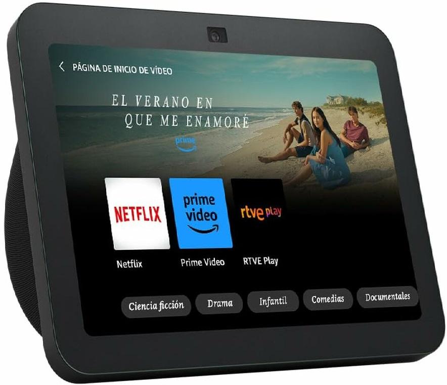 Coluna Portátil Inteligente 3º Geração Echo Show 8 (Antracite) - AMAZON