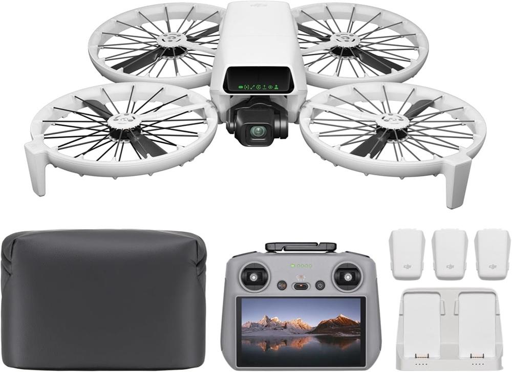 Drone Flip Fly More Combo RC 2 (Preto/Branco) - DJI