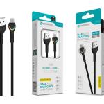 Cabo Lightning Negro 5A 50W 1M S-049 com Luz Indicador