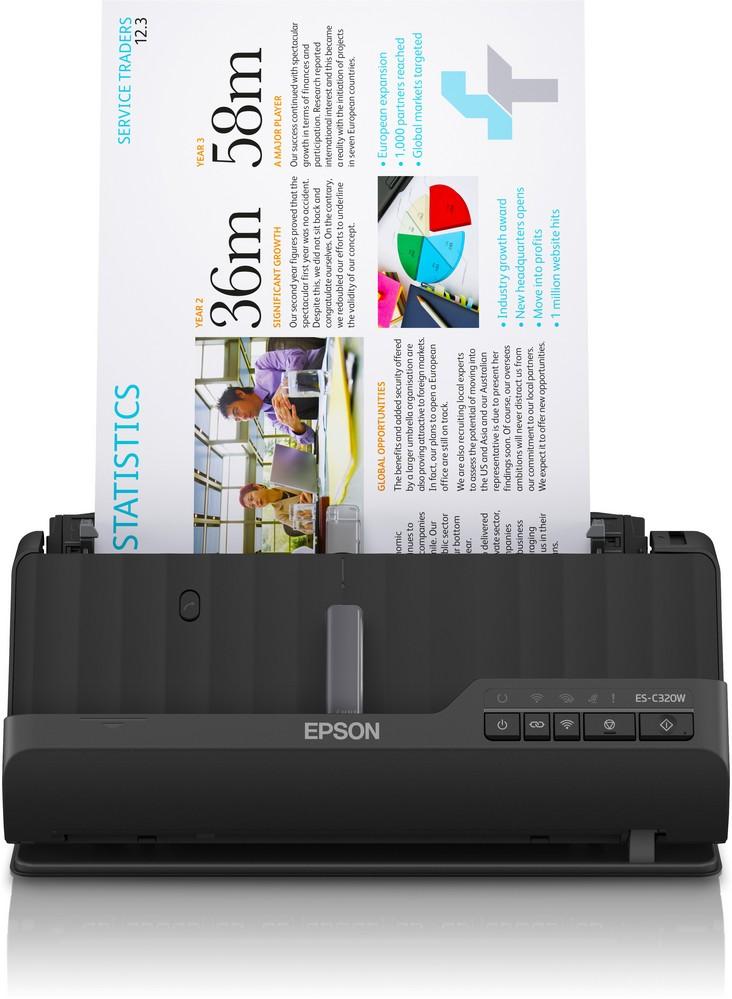 Scanner WorkForce ES - C320W (Preto) - EPSON