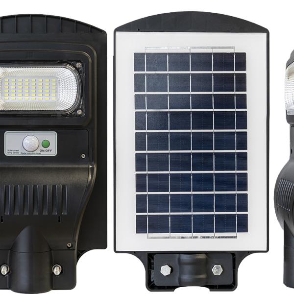 Projector LED 30W Branco F. 6000K 1500Lm a Bateria Solar c/ Sensor Movimento/Crepuscular IP65