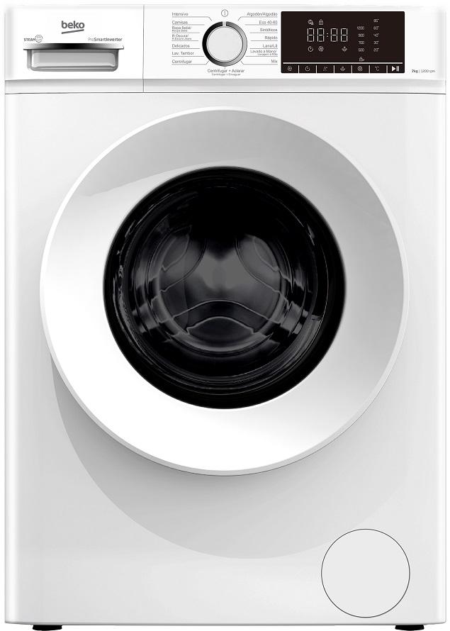 Máquina de Lavar Roupa b100 B1XW752WSPT 7Kg 1200RPM (Branco) - BEKO