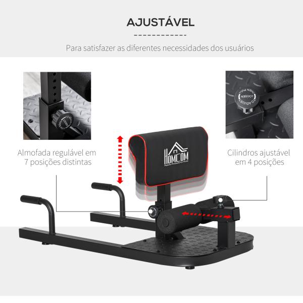 3 em 1 Placa supina multifuncional Equipamento Abdominal para Exercícios Abdominais carga 120 kg