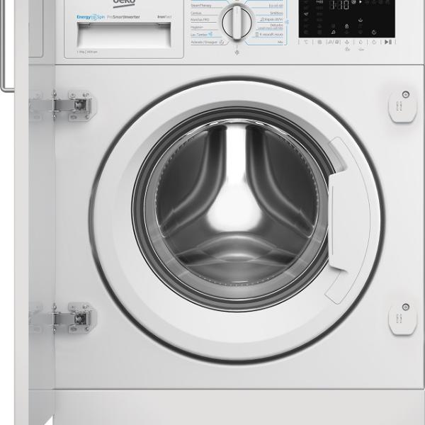 Máquina de Lavar Roupa de Encastre EnergySpin SteamCure B3WBT48435WB 8Kg 1400RPM (Branco) - BEKO