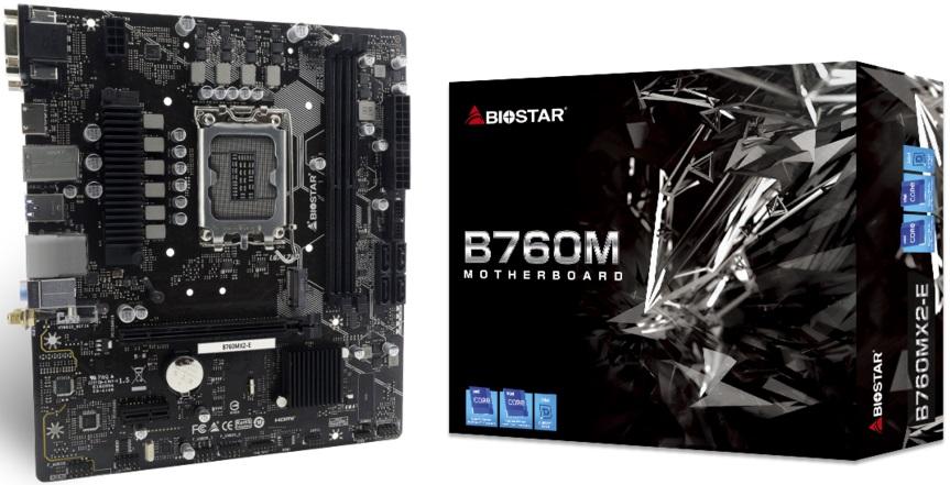 Motherboard Micro ATX Intel B760MX2 - E LGA 1700 B760 - BIOSTAR