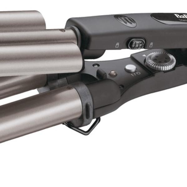 Modelador de Cabelo Tripple Waver 125W (Preto) - BABYLISS
