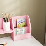 Secretária e Cadeira Infantil com Arrumação para Estudo, Leitura e Brincadeiras Rosa