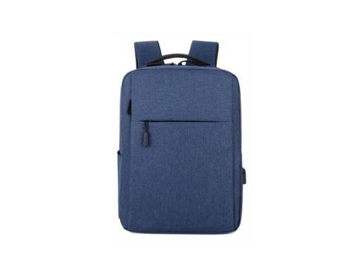 Mochila Multifuncional Azul Novoteck BAG-001 com USB Integrado