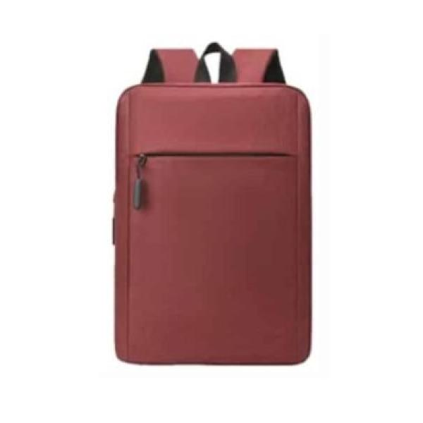 Mochila Multifuncional Vermelho Novoteck BAG-006 com Compartimentos e Design Contemporâneo