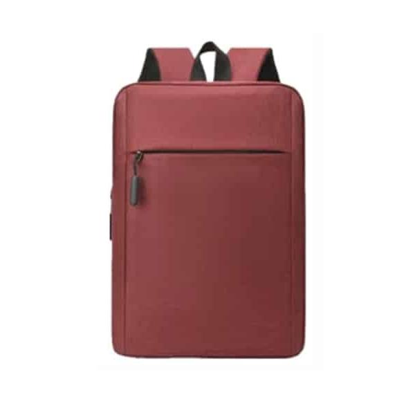 Mochila Multifuncional Vermelho Novoteck BAG-006 com Compartimentos e Design Contemporâneo
