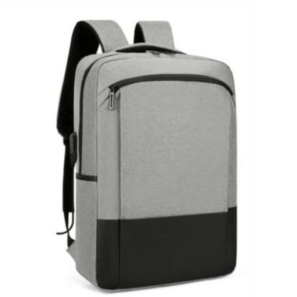 Mochila Multifuncional Cinzento Novoteck BAG-009 com Design Urbano e Carregamento USB