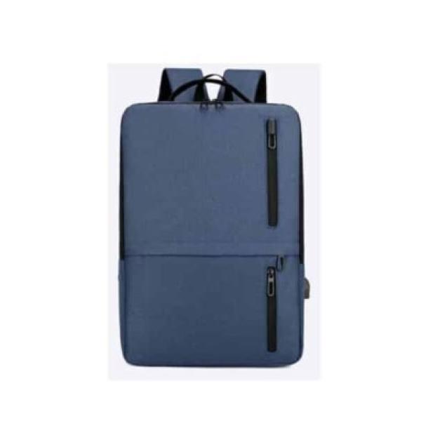 Mochila Azul Novoteck BAG-012 – Conforto e Praticidade com Design Moderno