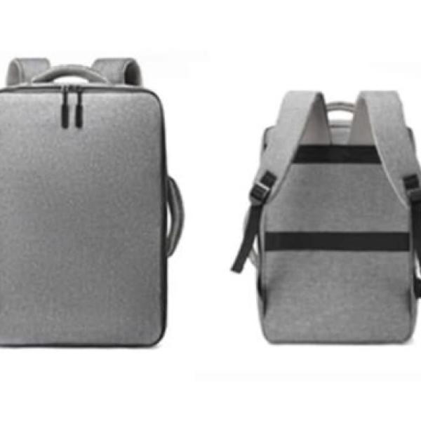 Mochila Cinzento Novoteck BAG-013 – Versatilidade e Organização para o Dia a Dia