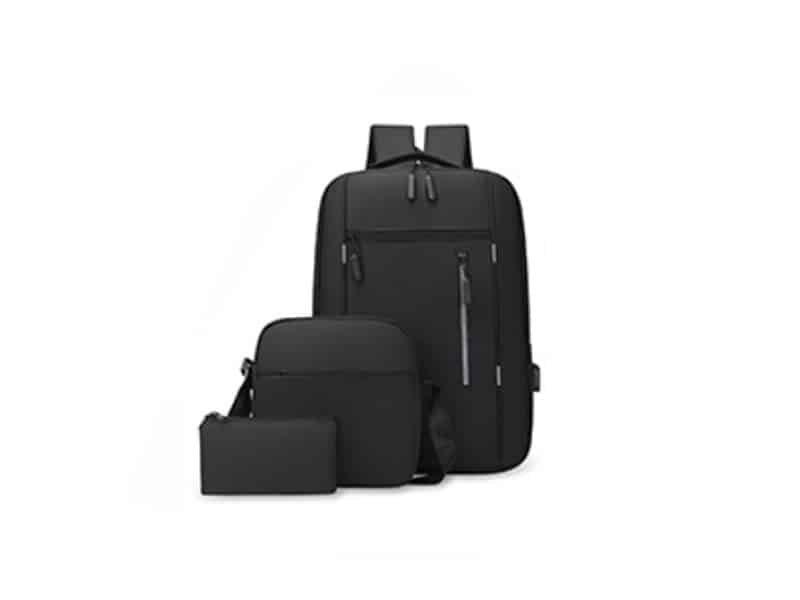 Mochila Tecnológica Negro Novoteck BAG-014 - Estilo e Conectividade em Cada Detalhe