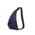 Sling Bag Azul Novoteck BAG-023 com Design Moderno e Funcionalidade USB