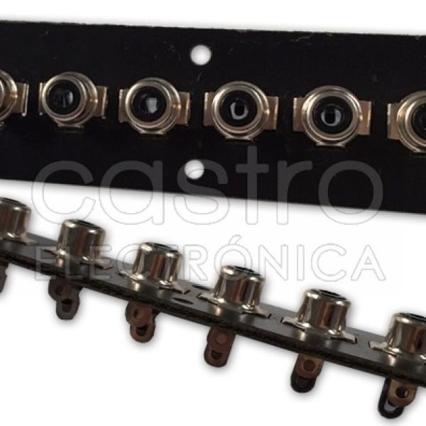 Base 6x RCA Femea p/ Painel