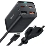 Carregador Quick Charger GaN3 Pro 65W Dual USB - C/USB - A (Preto) - BASEUS