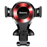 Suporte de Smartphone p/ Carro de Ventosa (Preto/Vermelho) - BASEUS