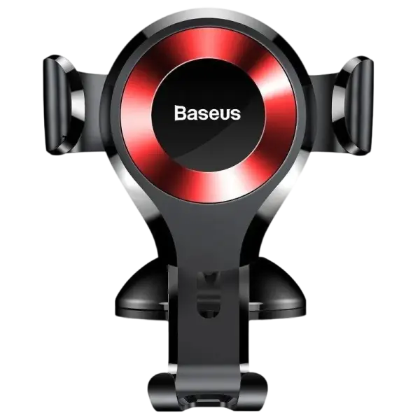 Suporte de Smartphone p/ Carro de Ventosa (Preto/Vermelho) - BASEUS