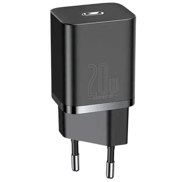Carregador 20W USB - C (Preto) - BASEUS