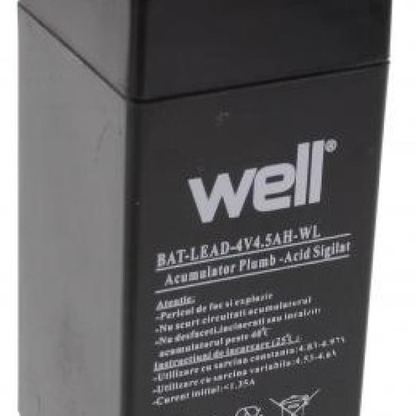 Bateria de Chumbo 4V 4,5Ah - WELL