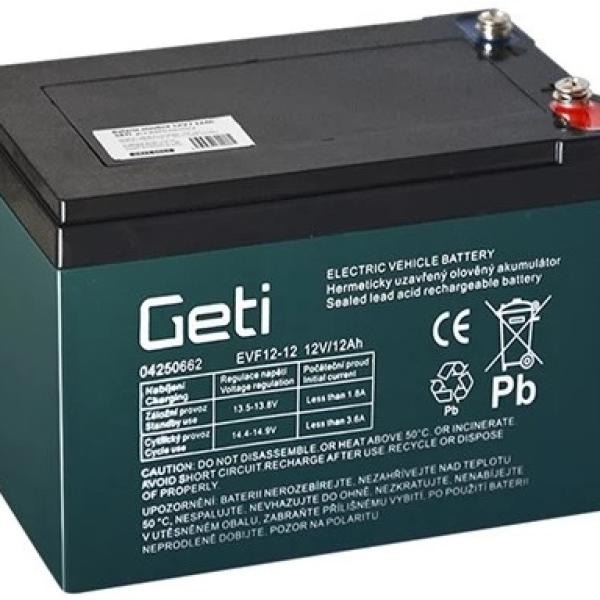 Bateria de Chumbo 12V 12Ah (151 x 99 x 97 mm) p/ Motas Electricas - GETI