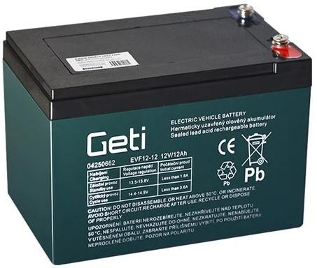 Bateria de Chumbo 12V 12Ah (151 x 99 x 97 mm) p/ Motas Electricas - GETI