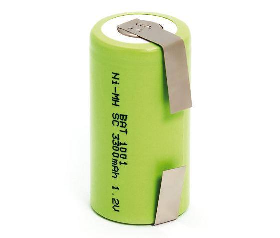 Pilha Acumuladora SubC 1,2V 3300mAh NI - MH Recarregável