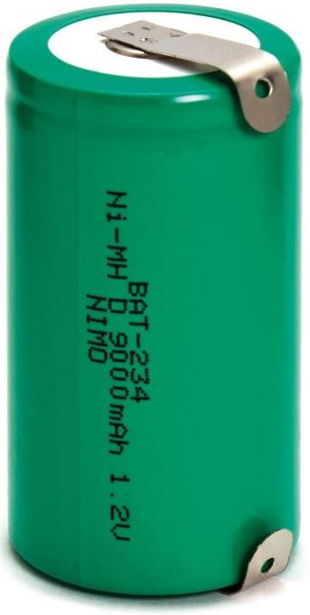 Pilha Acumuladora R20/D 1,2V 9000mAh NI - MH Recarregável