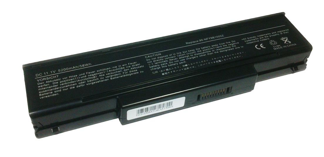 Bateria p/ Portátil Compatível Asus 5200mAh A9T, M50, M51, S62, S96