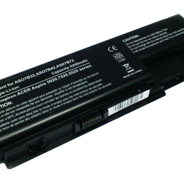 Bateria p/ Portátil Compatível Acer Aspire 5200mAh 14.8V SERIES 5220G 5310 5315 5520 5710