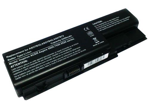 Bateria p/ Portátil Compatível Acer Aspire 5200mAh 14.8V SERIES 5220G 5310 5315 5520 5710