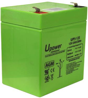 Bateria de Chumbo 12V 5Ah - UPOWER