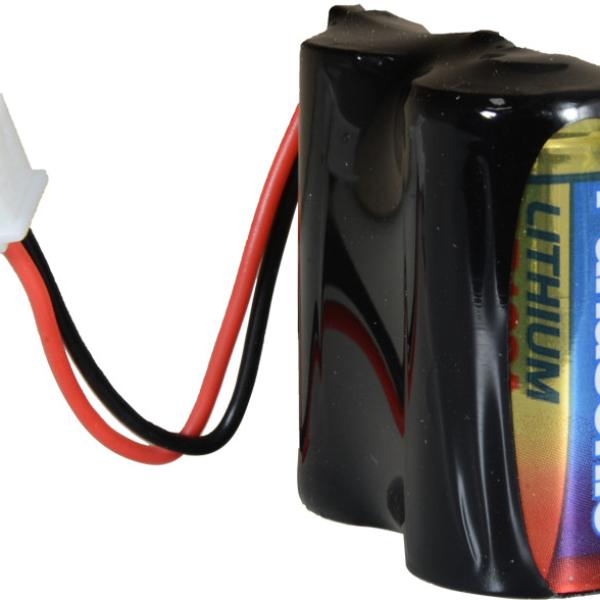 Pilha Acumuladora 6V 1400mAh (CR123A / CR17345 / 5018LC) c/ Conector Molex 5284 - PANASONIC