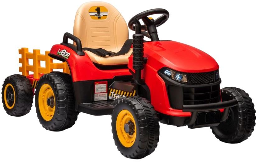 Trator Elétrico c/ Reboque BBH - 030 (Vermelho)