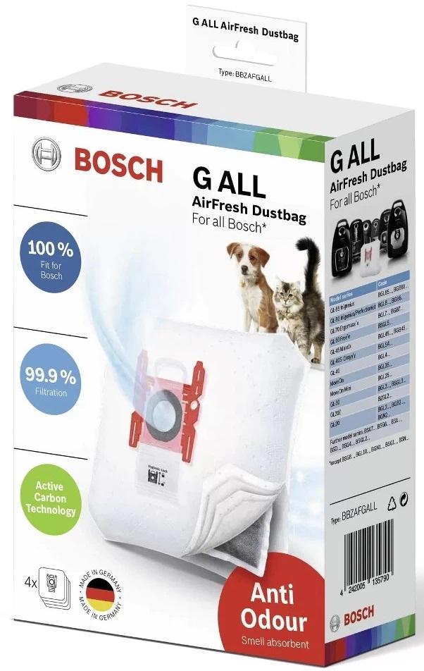 Pack 4x Saco de Aspirador BBZAFGALL - BOSCH