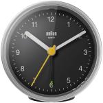 Despertador Analógico BC12SB (Preto/Prateado) - BRAUN