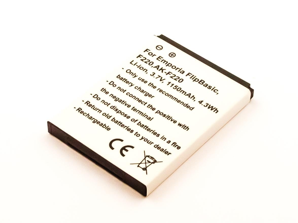 Bateria Compatível F220, FLIP basic, FLIPbasic Emporia (1150mAh)