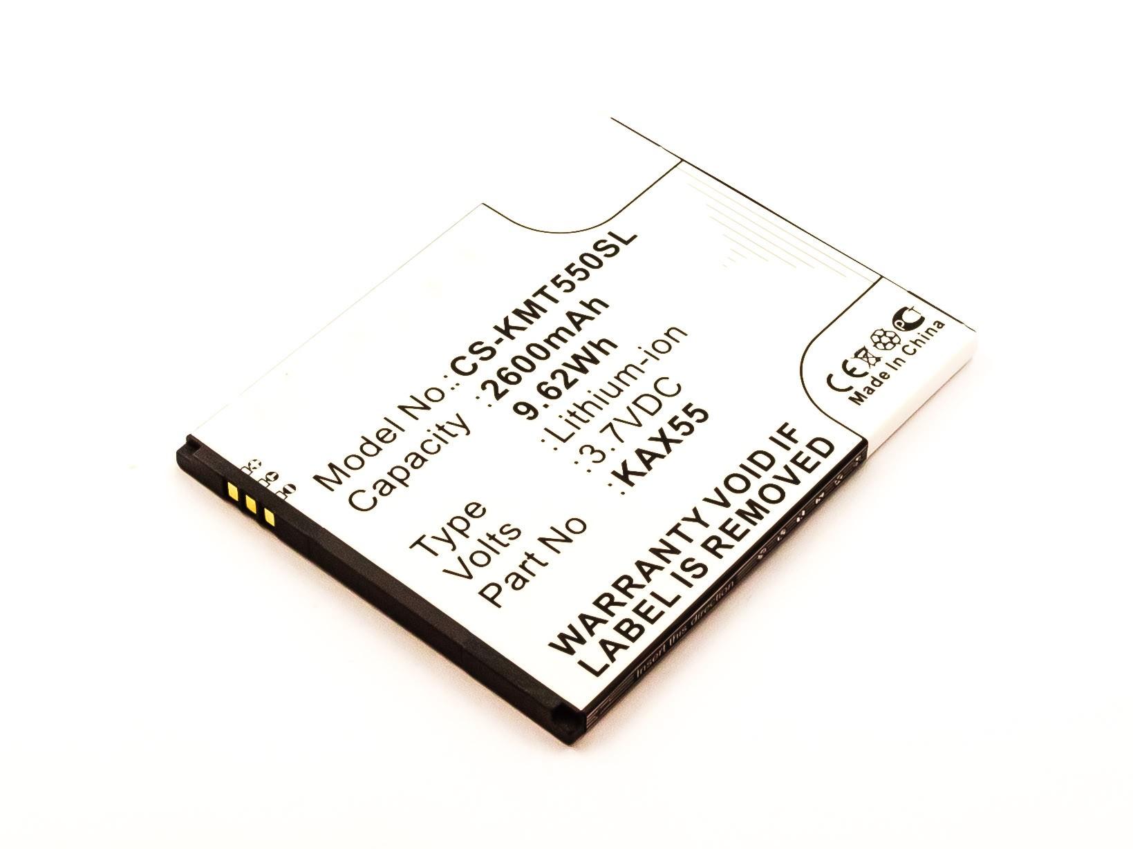 Bateria Compatível KAX55, KAX55 - BKBAK007752 Kazam (2600mAh)