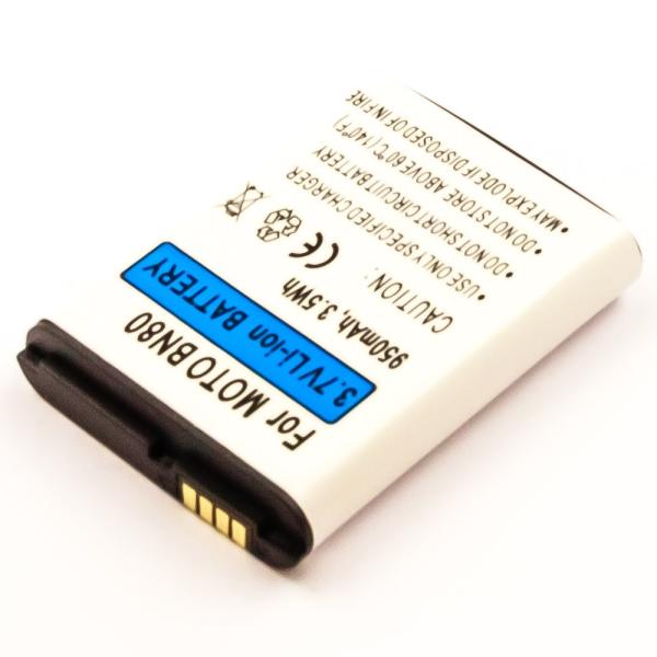 Bateria Compatível BN80, SNN5851, SNN5851A Motorola (950mAh)