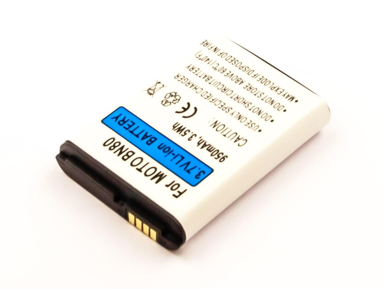 Bateria Compatível BN80, SNN5851, SNN5851A Motorola (950mAh)