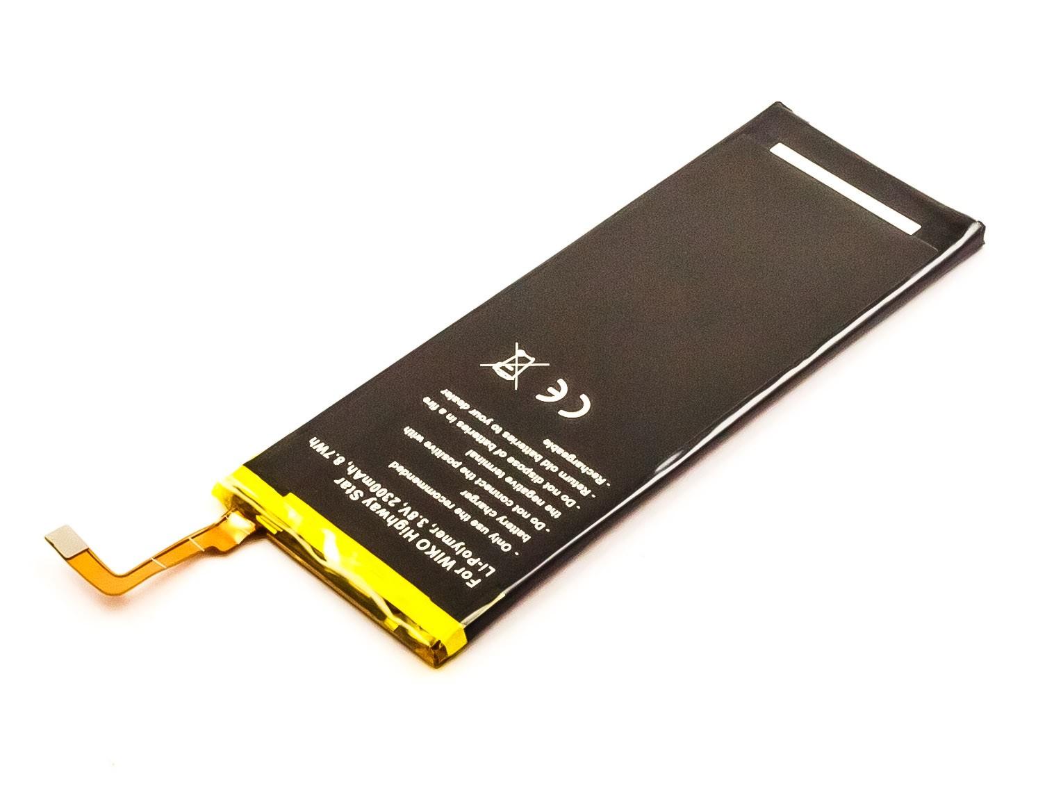 Bateria Compatível TLP15016 Wiko (2300mAh)