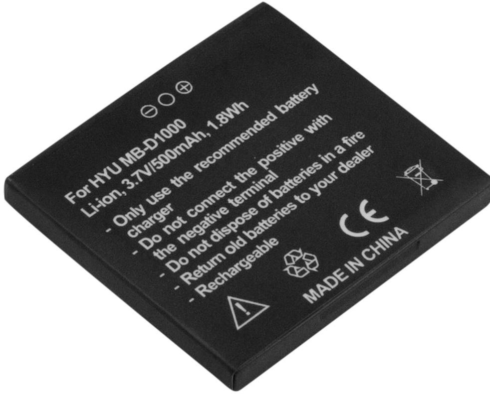 Bateria Compatível MB - D1000 3,7V HYUNDAY (500mAh)