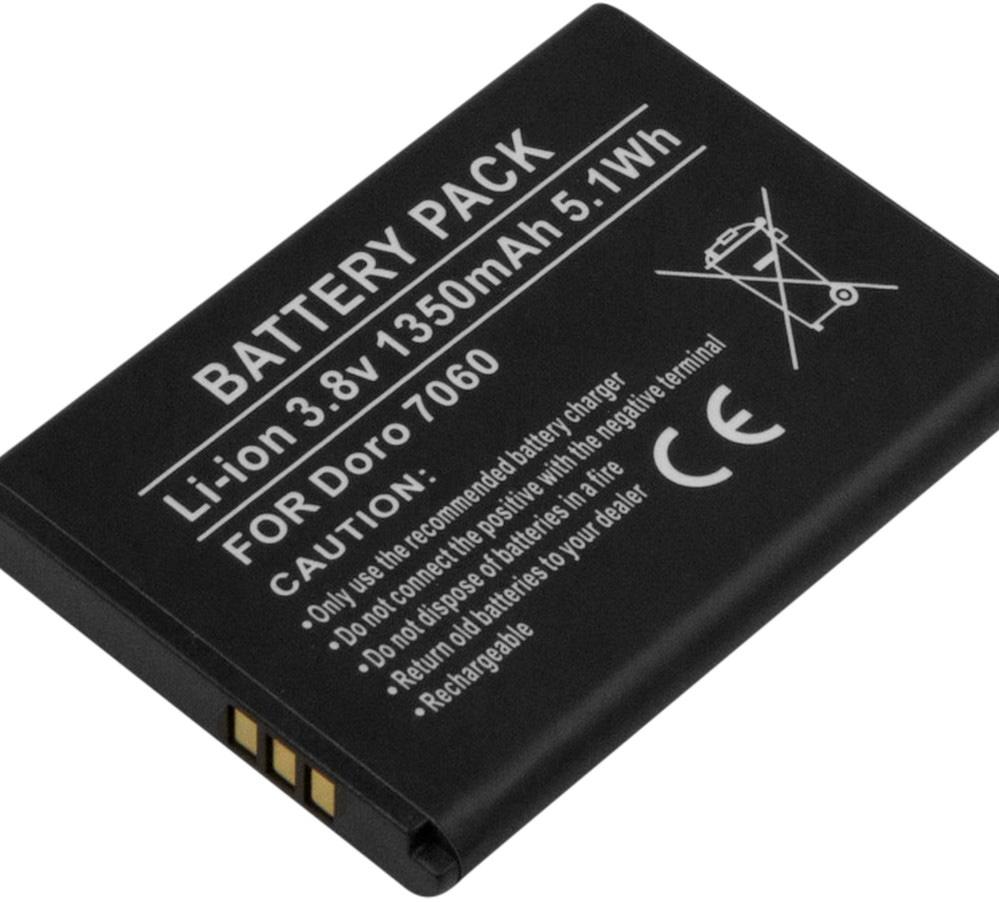 Bateria Compatível 7060 3,8V Doro (1350mAh)
