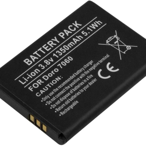 Bateria Compatível 7060 3,8V Doro (1350mAh)